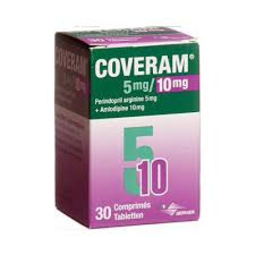 Coveram 5mg, 10mg Tablet (30 Tablets)